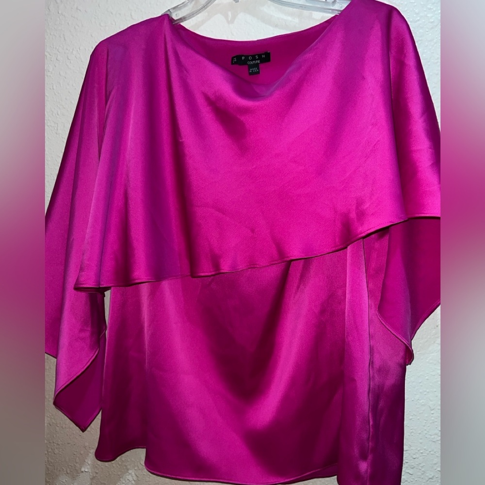 Posh Couture Pink Top Size XL